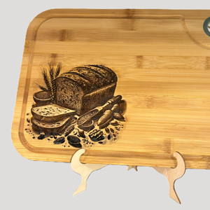 Skärbräda30x30 Bambu